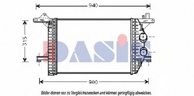 AKS DASIS 137350n -  Интеркулер